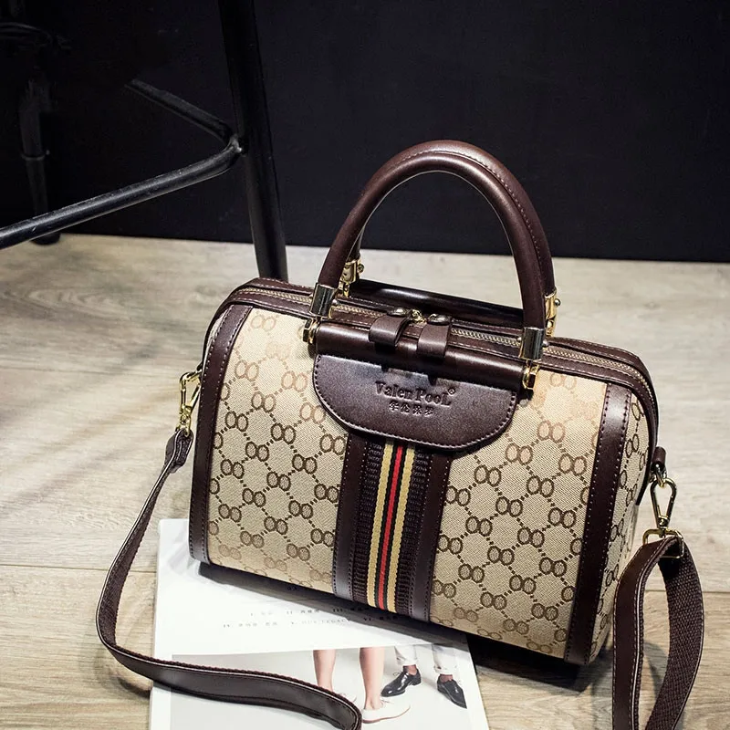 

Bag Women's 2019 New Style Fashion Top Grade Genuine Leather BOSTON WOMEN'S Bag Europe And America Fashion Shoulder Bag/ Hand Ba