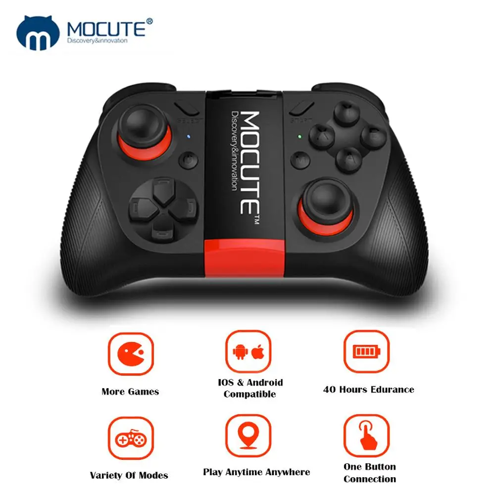 MOCUTE 050 VR игровой коврик Android геймпад для ПК Джойстик Android Bluetooth управление Лер селфи пульт дистанционного управления Джойстик для смартфона