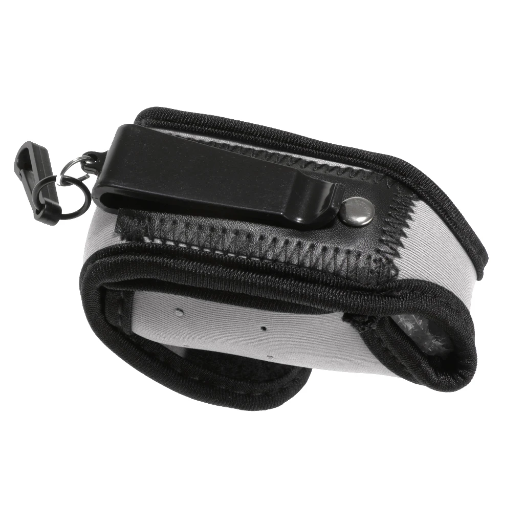 Mini Neoprene Golf Ball Bag Golf Tees Holder Pouch Carry Case & Belt Clip - Lightweight, Portable, Durable