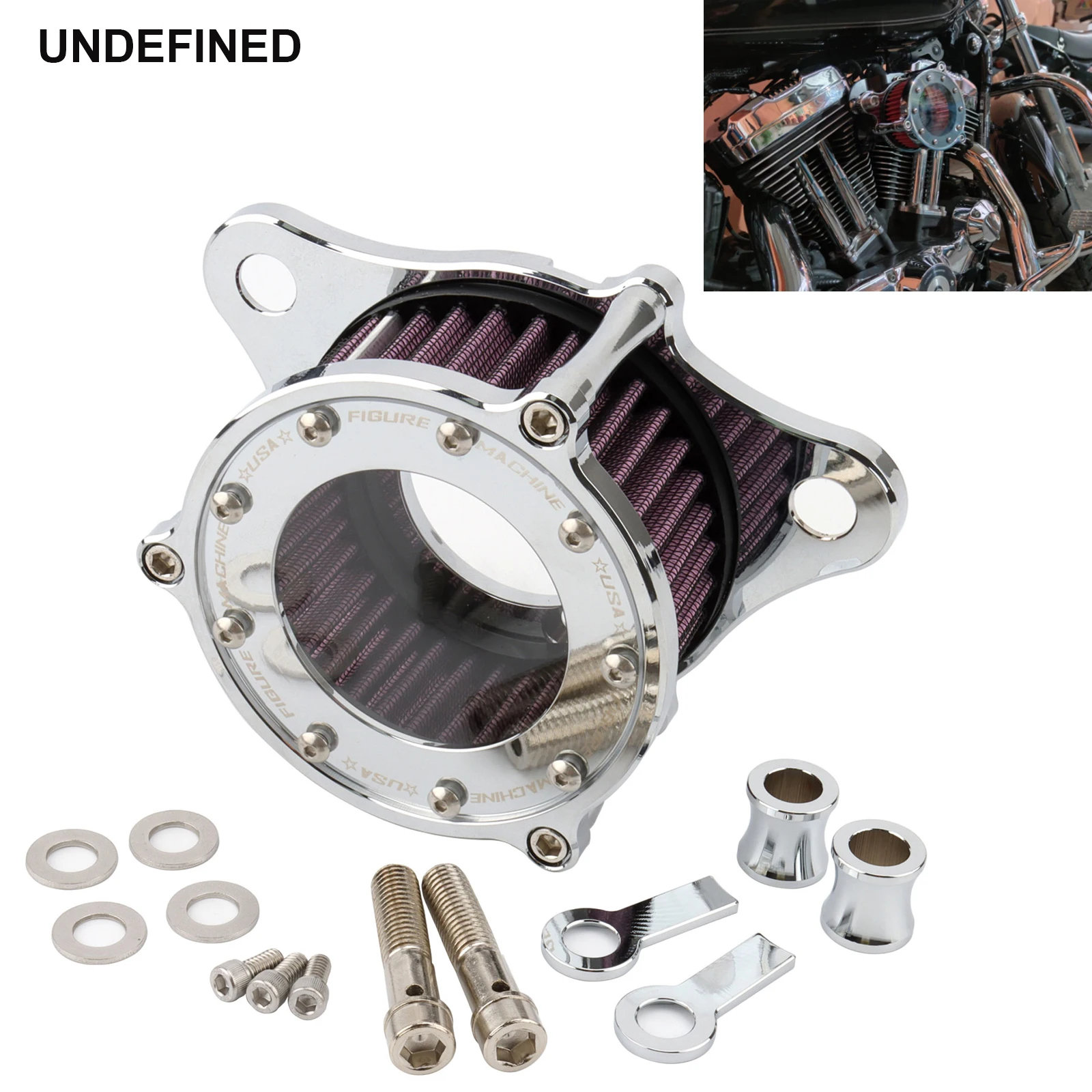 Motorcycle Air Filter Cleaner System Intake Kit CNC Aluminum For Harley Sportster XL48 883 XL1200 72 Seventy-Two 1991-2021 | Автомобили и
