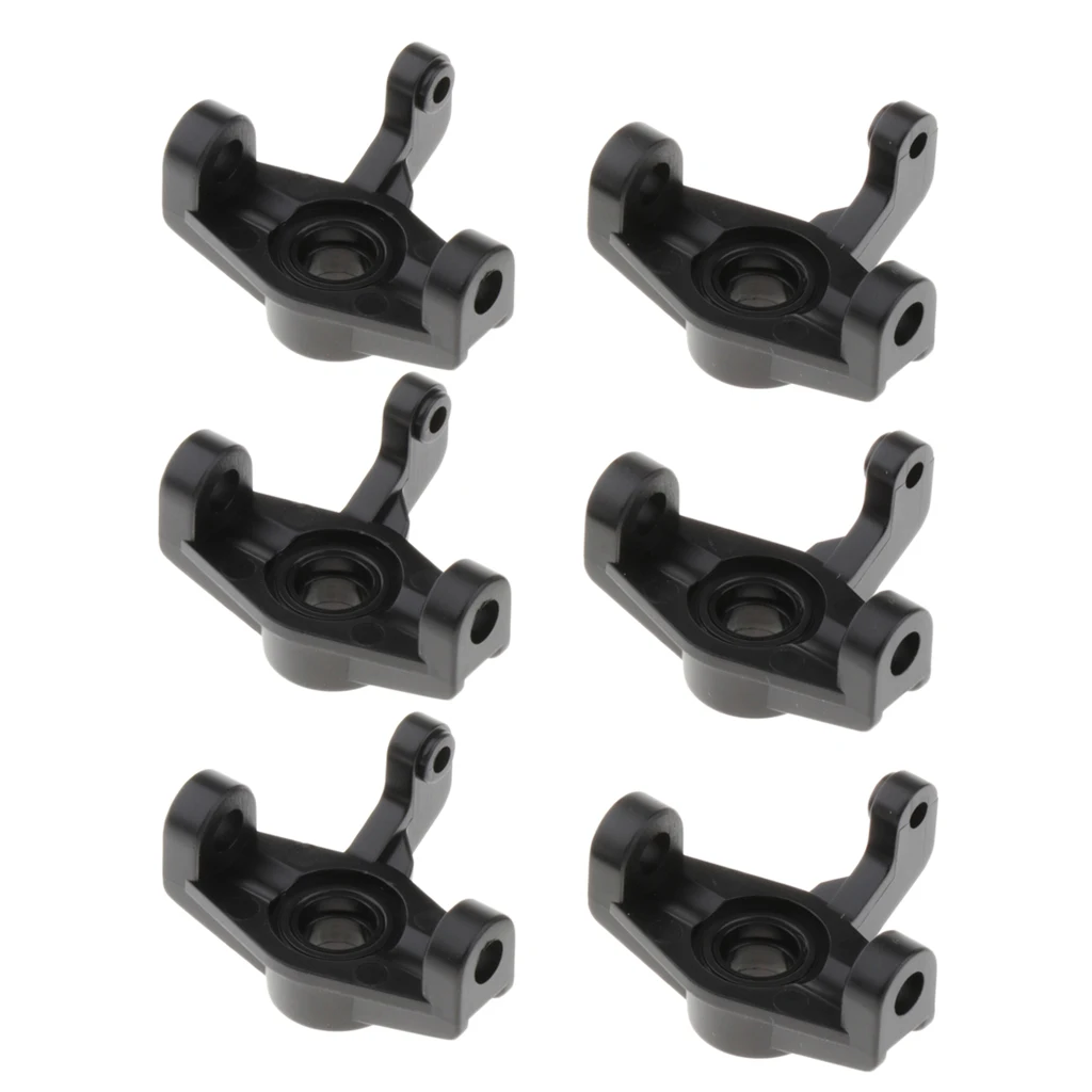 6pcs Front Hub Carrier Plastic for WLtoys 144001 RC Crawler Climbing Car DIY Spare Parts Replacement Accessories 