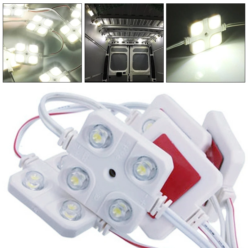 

Universal Car Interior Lighting Off-Road Lights White Light Trailer ATV Cars Dome Lights Kit Super Bright 5W Car Module Light