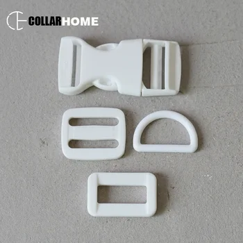 

200 sets plastic belt buckle D ring 20mm webbing clip clasp hook adjuster DIY dog collar bags DIY rucksack sewing accessories