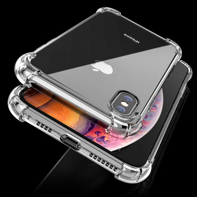 Ультратонкий прозрачный силиконовый чехол из ТПУ для iPhone 12 Mini 11 XS MAX XR 6 7 6S 8 Plus