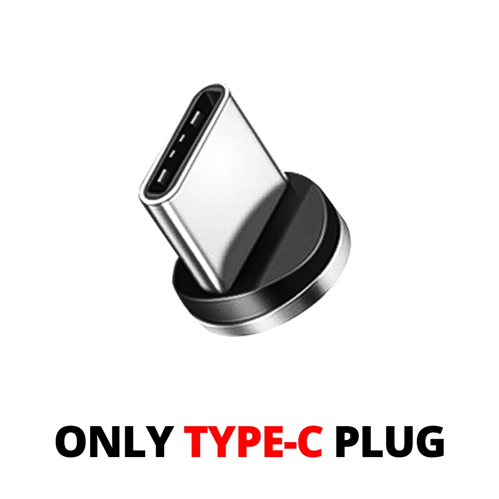 ANMONE Магнитный кабель Micro usb type C Магнитный зарядный кабель для iPhone huawei samsung Android мобильный телефон 2 м кабель - Цвет: Type C Plug No Wire