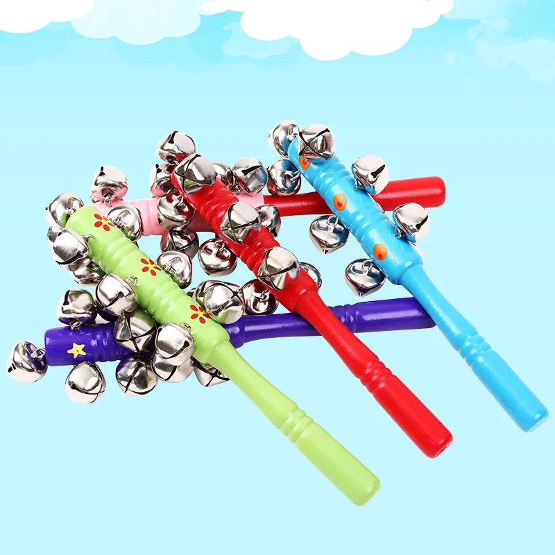 Little Emperor Wood Rattle Toy Baby Hand Rattle Concert Cheer Infant Sound Making Children'S Educational Toy