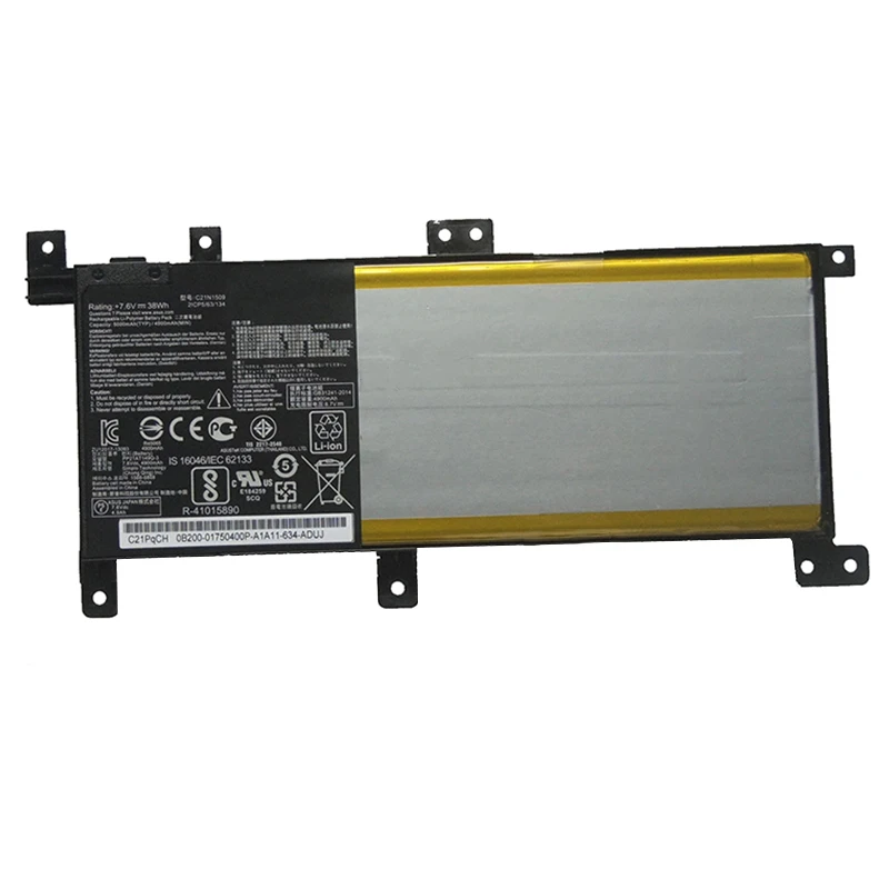 GZSM Аккумулятор для ноутбука C21N1509 ASUS X556UA X556UB X556UF X556UJ X556UQ X556UR X556UV зарядное