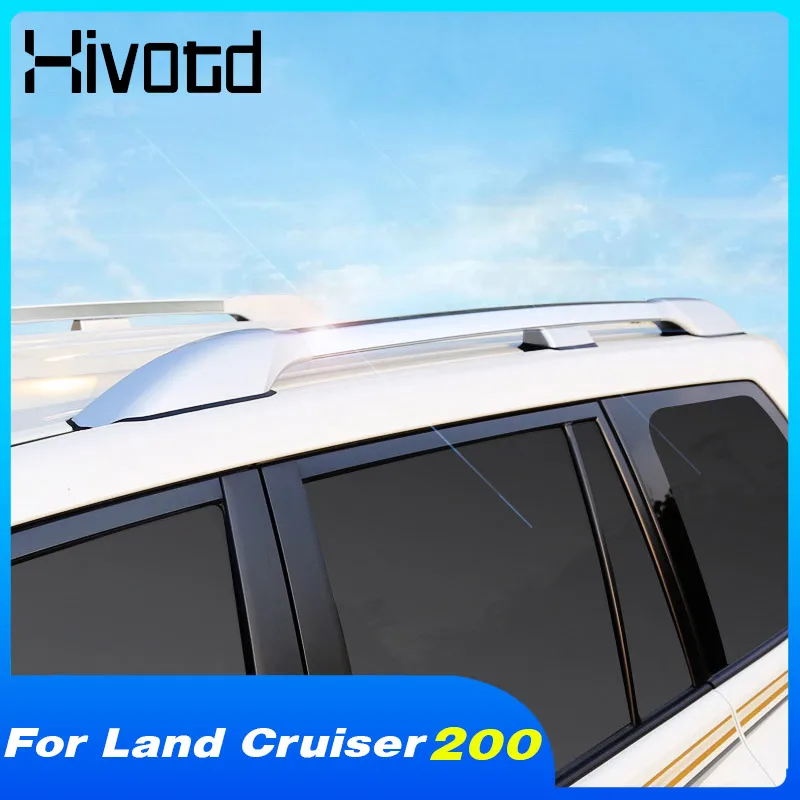 Hivotd Roof Rack Bars Car Modification Luggage Carrier Rails Exterior Decoration Accessories For Toyota Land Cruiser 200 2020 | Автомобили
