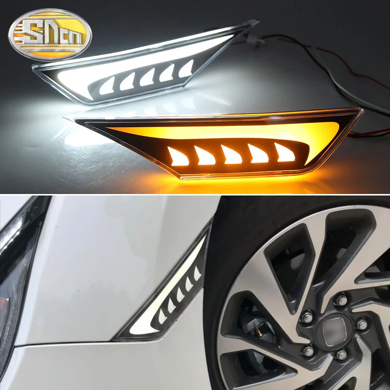 Светодиодный светильник с боковым индикатором для Honda Civic 2016 2017 2018 2019 2020