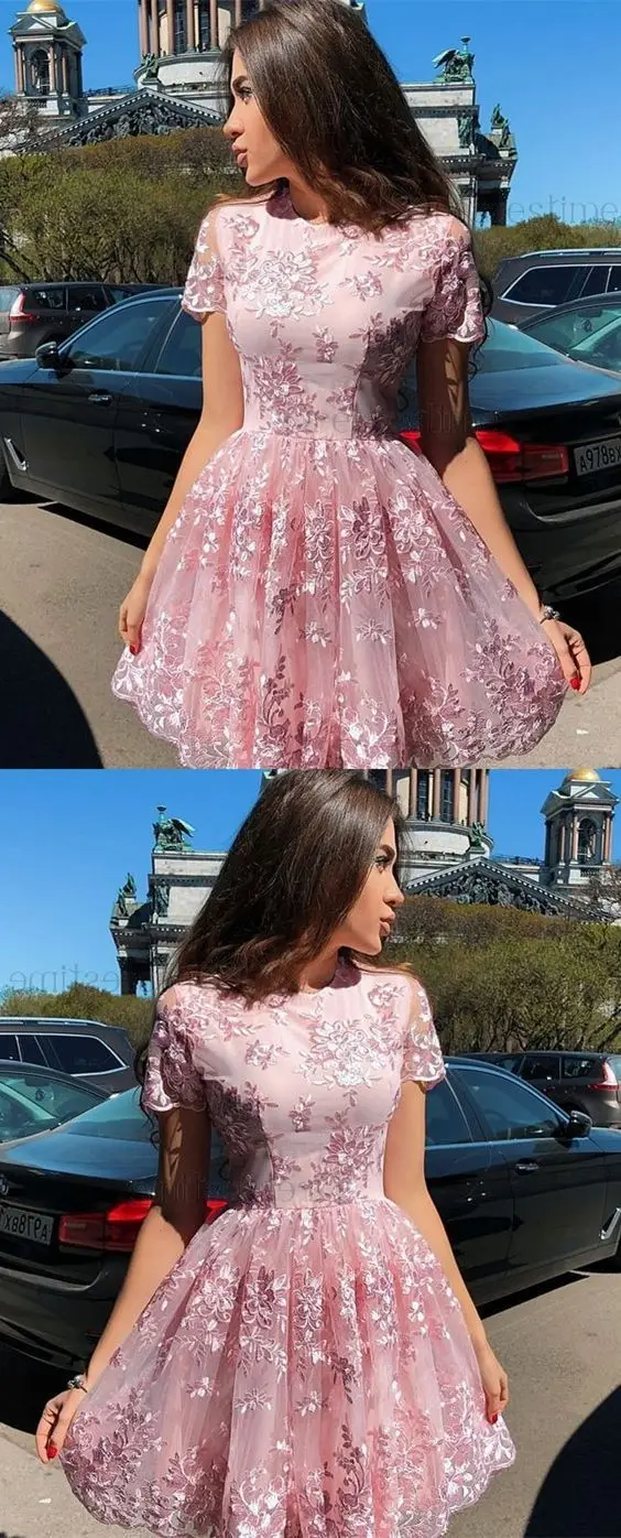 Розовое Кружевное платье vestidos jurken Женская Одежда модное цветочное roupas уличная Дамское Платье