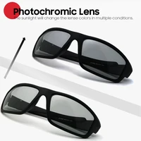 Men Photochromic Sunglasses Cycling Matte Black Sports Goggles Women Color Changing Polarized Bicycle Riding 2026 Sun Glasses 2