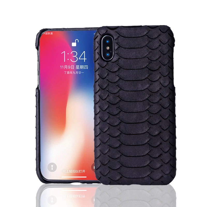 Чехол для телефона из воловьей кожи для iPhone Xr 6 6s 7 8 Plus 11 Pro X Xs Max чехол Роскошная текстура кожи питона чехол для 6p 6s p 7p 8p чехол