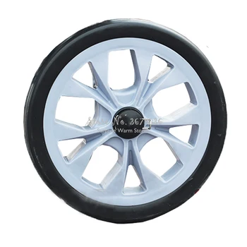 

1pair 20cm Large Wheel For Shopping Cart Grocery Shopping Cart Accessories Replacement Wheel Trolley Wheel Bearing Wheel