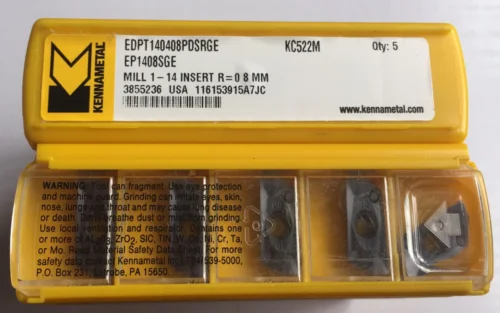 10 шт. KENNAMETAL твердосплавные вставки EDPT140408PDSRGE KC522M