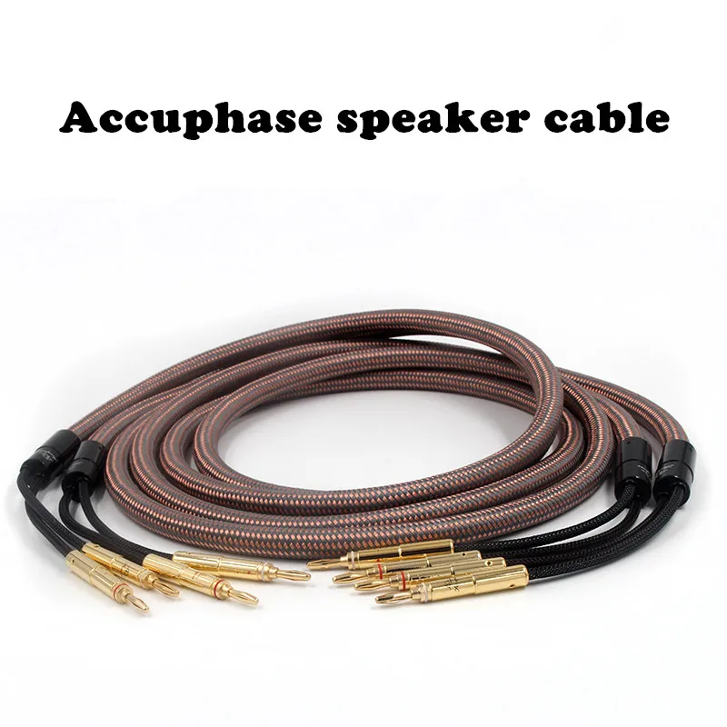 Accuphase 40th Anniversary Alloy Audiophile Audio Amplifier Speaker Cable Gold-plated Banana Plug | Электроника