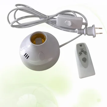 

Remote Control Timing UV Light Lampholder E27 Light Bulb Base for Home Bar with EU Plug - Light Bulb and Battery Not Included