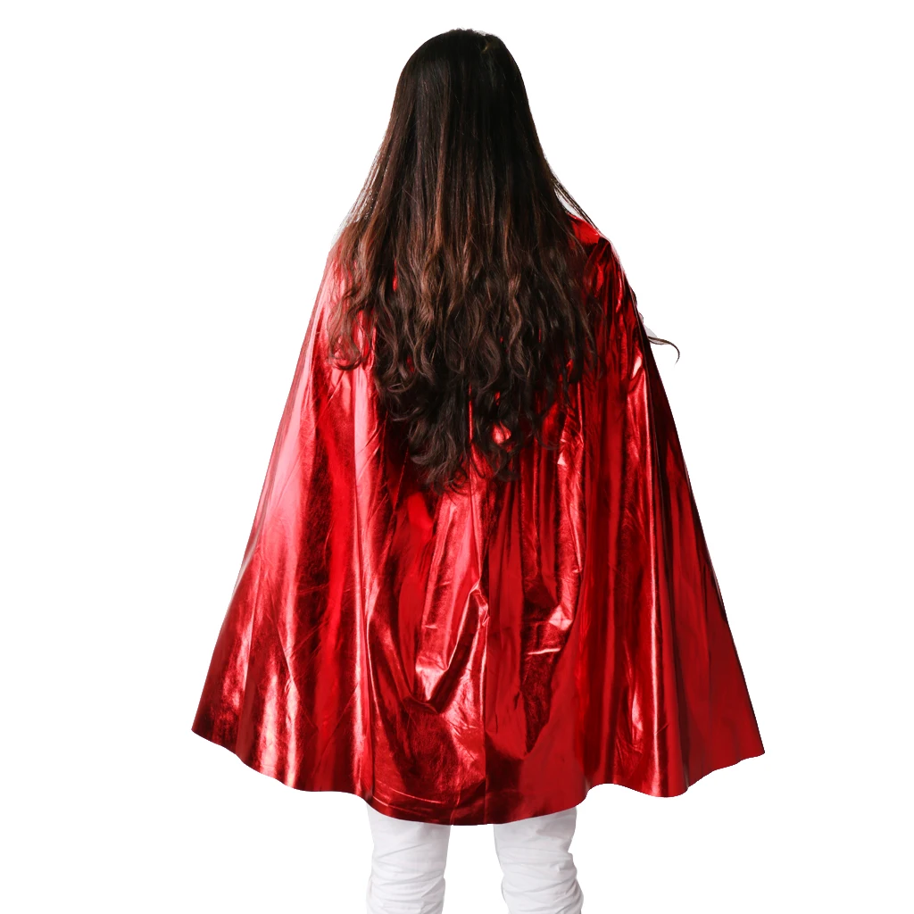 Red Cloak Металлический плащ-накидка; маскарадный костюм; нарядное платье для дня рождения, праздника, вечеринки - Цвет: Red Cloak