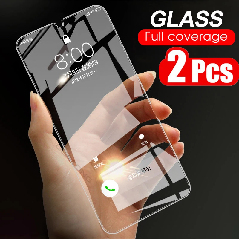 2Pcs Screen Protector Glass For LG V30 V40 V20 Tempered G6 G7 K40 K50 V50 ThinQ Q6 Q9 K40S K50S Protective Film | Мобильные телефоны