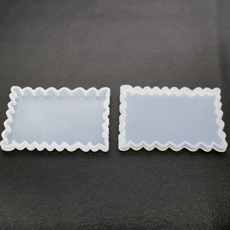 Эпоксидные формы УФ смолы кристалл DIY нерегулярные подставки плесень Ремесла Изготовление - Цвет: white-3