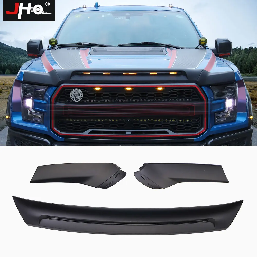 JHO Front Bug Shield Hood Deflector Guard Protector For Ford