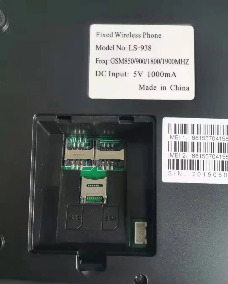 GSM беспроводной телефон 3G Настольный для деловой семьи с перезаряжаемой