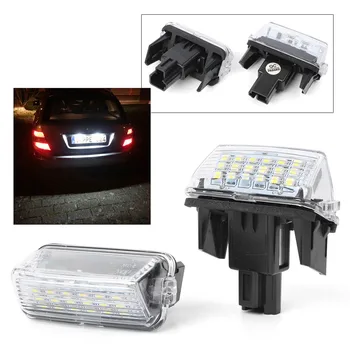 

For Toyota Yaris 2012-2014 & Camry 2013-2014 & Auris 2008-2010 Car 18PCS LEDs License Plate Number Lights Rear Warning Lamp