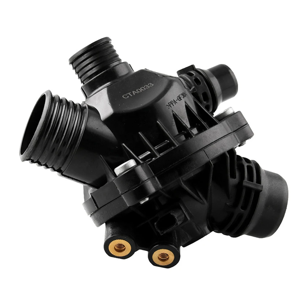 11537549476 Black Plastic Professional Car Wear Resistance Anti Corrosion Replacement Thermostat Direct Fit For E90 330 E60 530 |
