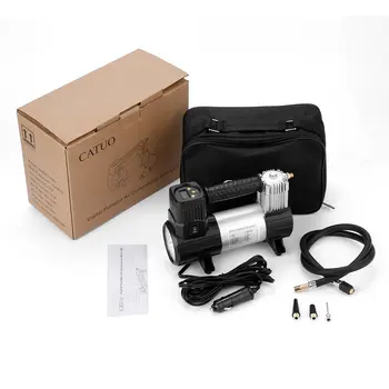 

2019 New CATUO 12V Digital Portable Air Compressor With LED Digital Tire Inflator 150Psi 30L/min Easy to Operate Convenient