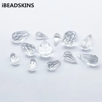 

New arrival! (choose size) Clear acrylic Faceted Drop shape beads for Earrings parts,hand Made Jewelry Findings & Components