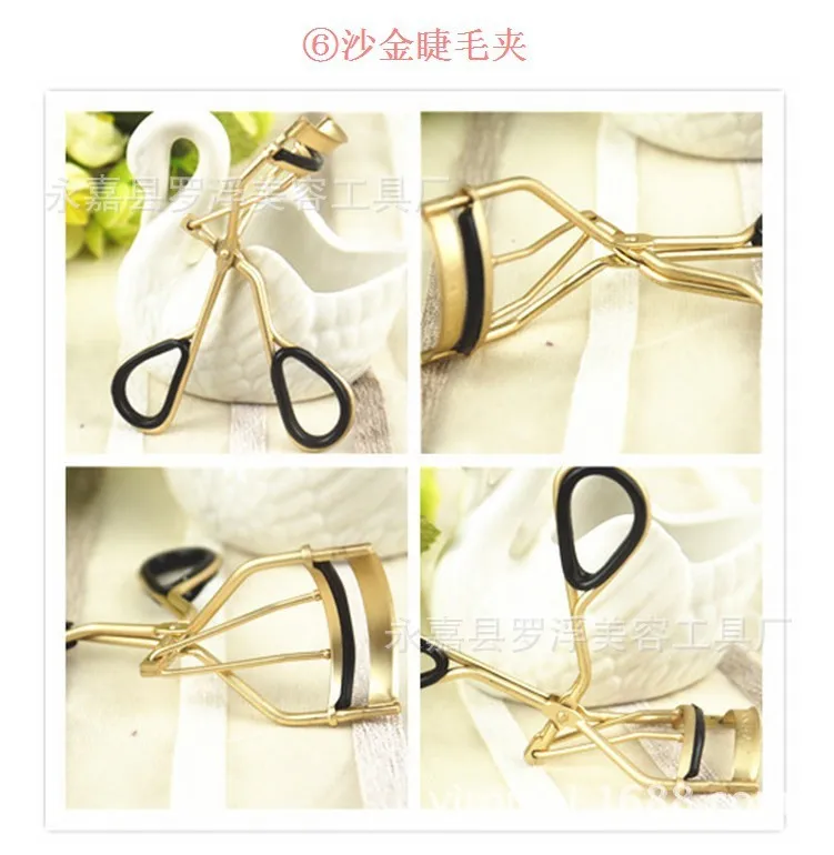 Eyelash Curler Imitation Gold Eyelash Curler Color with the Certificate in Alice Volume Japan