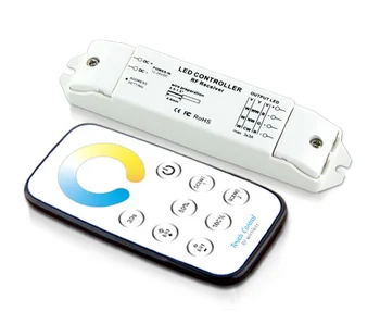 

12v 24v RF touch remote control 3 channels CW NW WW led strip controlle