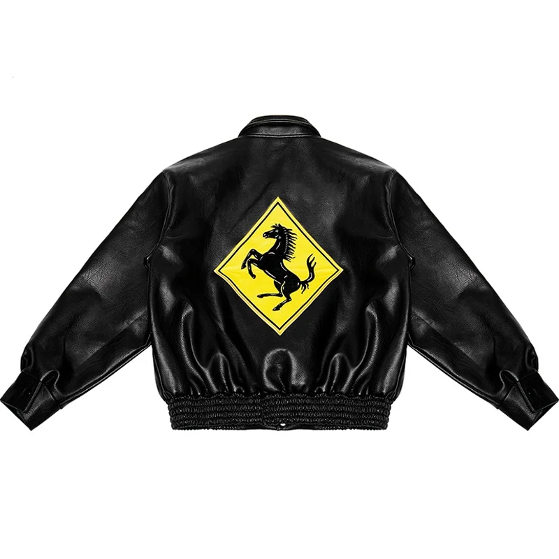 DFTGBKNL05 Vintage Hiphop College Jackets Mens Embroidery Color Jacket  Women Baseball Coats