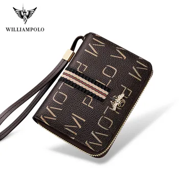 

Luxury wallet for women designer purse Female fashion printed leather clutch money bag handbag card Holder case coin pocket