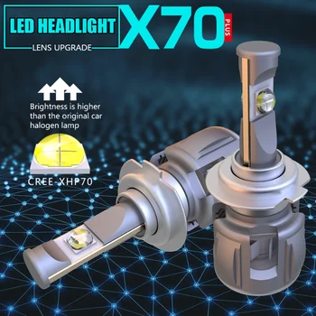 

YY X70 E70 XHP70 H7 H4 Led Headlight Bulbs H11 H8 Car Lamp H1 9005 HB3 9006 HB4 D4S D2S D1S D3S 15600LM Headlamp Fog Light 6000K