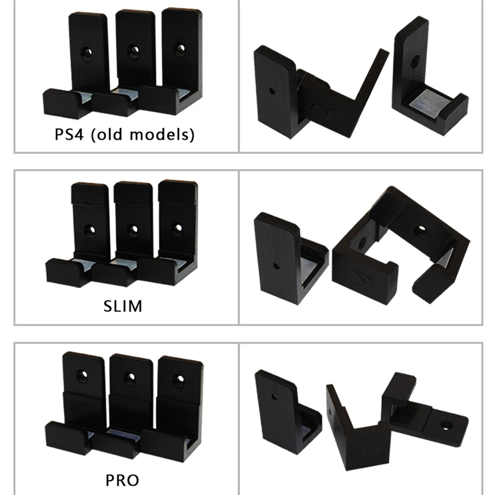 Wall Mount Wall Bracket Cradle Holder For Sony Playstation 4 Ps4 Slim Ps4pro Game Console Host Accessories Replacement Parts Accessories Aliexpress