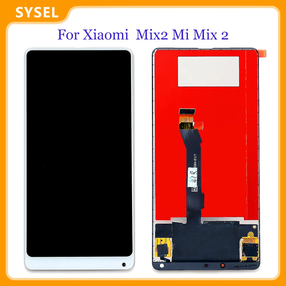 Black / White For Xiaomi Mix2 Mi Mix 2 LCD Display + Touch Screen Panel Phone Repair Assembly Free Tools | Мобильные телефоны и