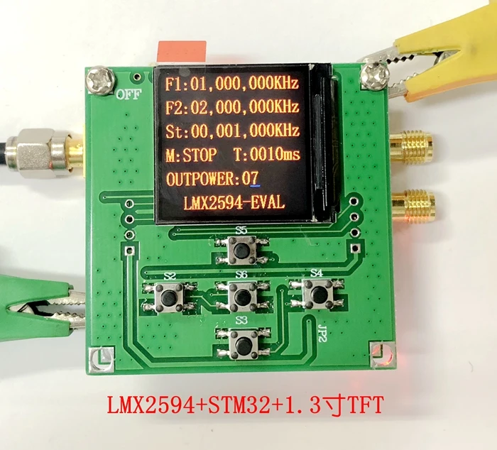 New  LMX2571 Low Phase Noise VCO Phase Locked Loop Signal Source RF Source 