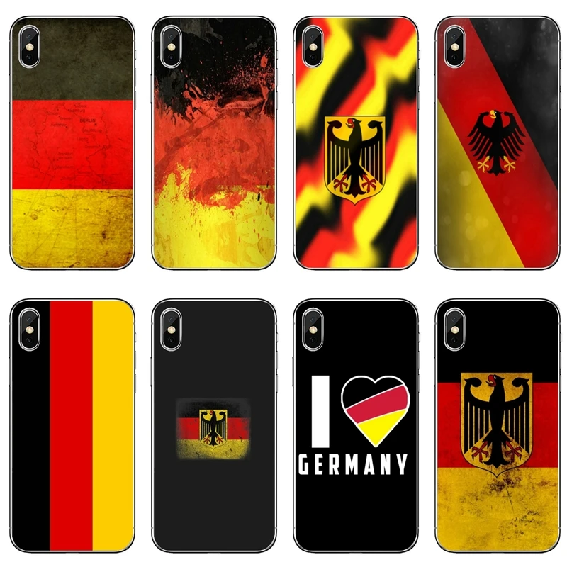 Germany Flag Accessories Phone Case For iPhone 12 Mini 11 Pro Max XS Max XR X 8 7 Plus 6 6S Plus 5 5S SE 2020 iphone 8 cardholder cases