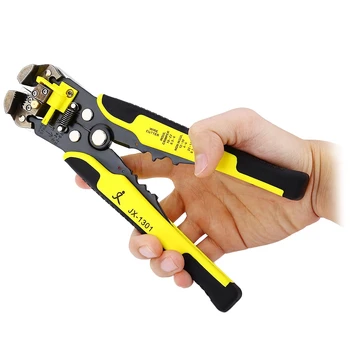 

JX1301 Cable Wire Stripper Cutter Crimper Automatic Multifunctional TAB Terminal Crimping Stripping Plier Tools