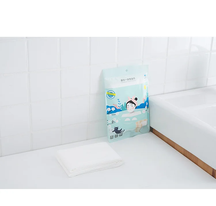 Nh8208 Nacai одноразовое банное полотенце, портативное хлопковое абсорбирующее банное полотенце для путешествий, деловых поездок, отелей с
