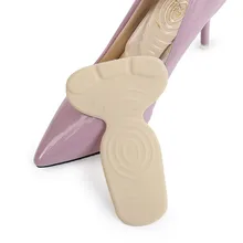 Т-образные силиконовые Нескользящие подушечки для ног, протекторы для пятки, туфли с вкладышем, стельки, противоскользящие, для обуви на высоком каблуке, новинка, облегчение боли