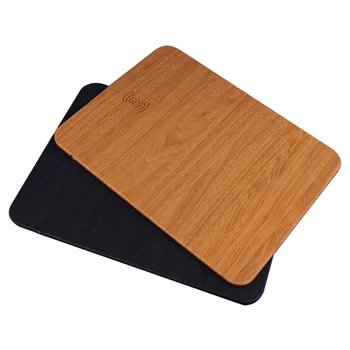 

LEORY 2 In 1 Wireless Fast Charger Charging Wood Grain Gaming Mouse Pad Mat Support Wireless Charging For Home Use Or Office