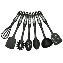 Производители производства Пищевой нейлоновая кухонная утварь экологически чистый антипригарный горшок нейлон Ladel кухонный набор приготовления