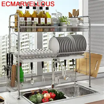 

Vaisselle Escurridor De Platos Escurreplatos Cosinha Dish Drying Stainless Steel Cozinha Cuisine Cocina Organizador Kitchen Rack