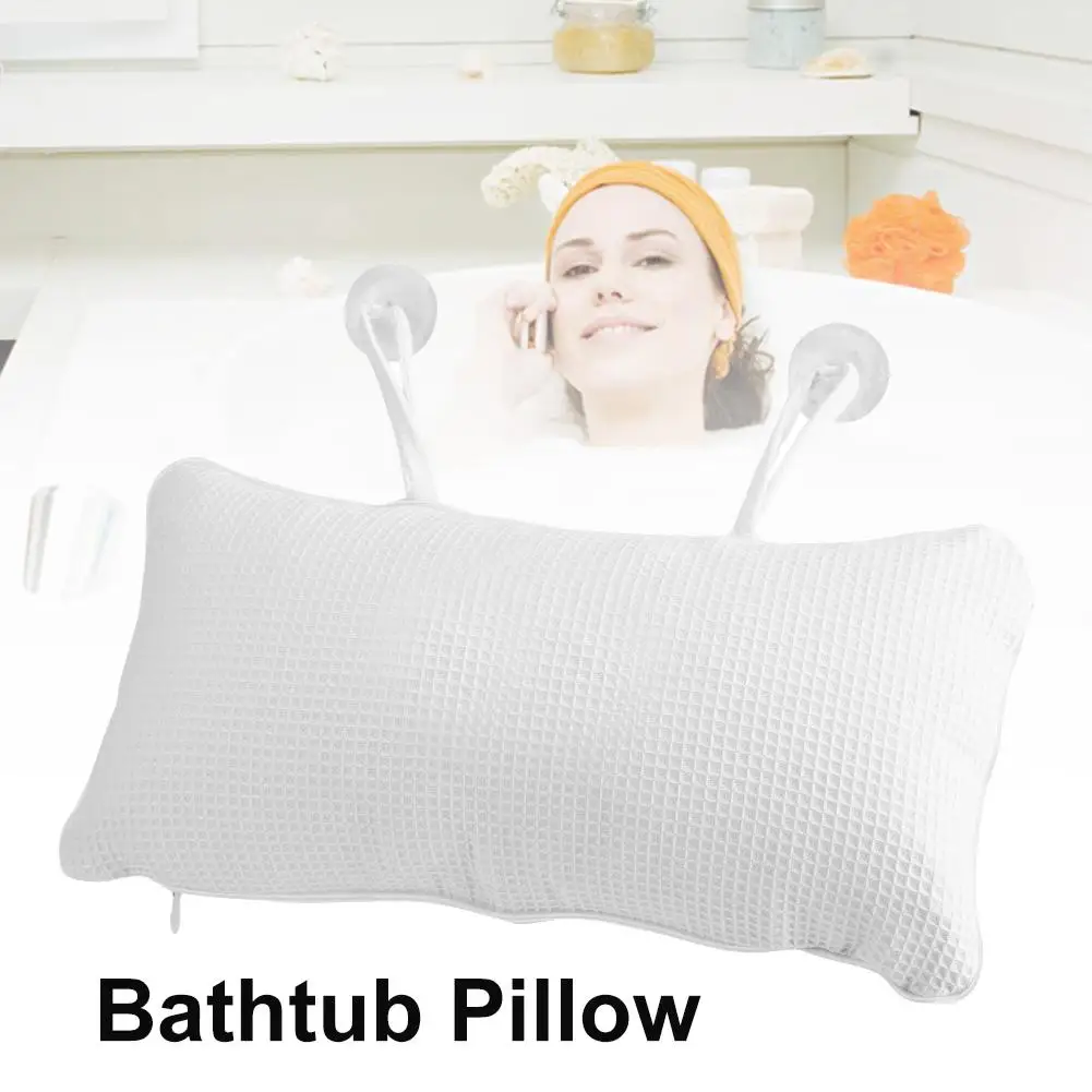 Comfortable Anti slip Bathtub Pillow Spa Bath Bathtub Cushion Soft