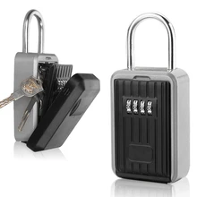 Best Price Wall Mounted Outdoor Key Storage Lock Box Wall Safe Key Box Keys Holder 4-digit Password Mini Safe Combination Padlock Black Best Price Wall Mounted Outdoor Key Storage Lock Box Wall Safe Key Box Keys Holder 4-digit Password Mini Safe Combination Padlock Black
