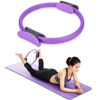 

Pilates Ring Yoga Circles Double Handle Exercise Yoga Ring 15 Inch Dual Grip Magic Exercise Circle Fat Burnning Sport Fitness