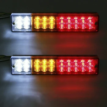 

1 pair 12V 20LED Car Auto Stop Rear Tail Light Brake Reverse Light Turn Indiactor Boat ATV Truck Trailer Lamp lingt