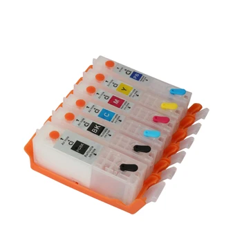 

For CANON PIXMA TS8150 TS8151 TS8152 TS8250 TS8251 TS8252 TS9150 TS9155 refillable ink cartridge PGI-580 CLI-581 PB