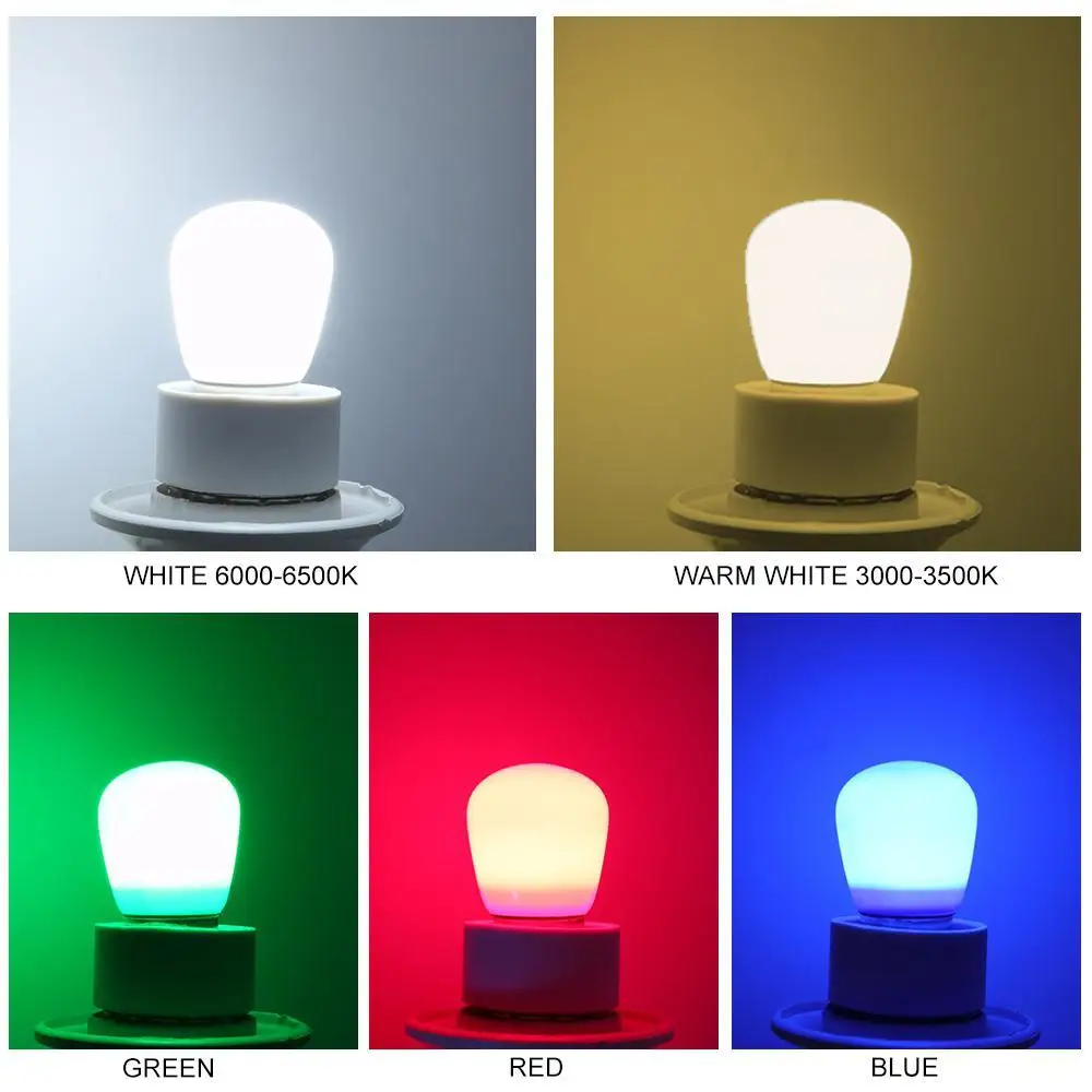 LumiParty E14 LED Light Bulb 3W 220V Mini Refrigerator Lamp for Home Decoration White / Warm white / Red / Blue / Green
